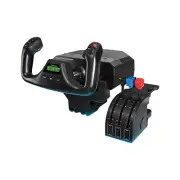 Logitech G PRO Flight Yoke System, Professional Simulation Yoke and Throttle ...