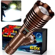 Super Bright Rechargeable LED Flashlights, 2500.000 True High Lumens,Tactical...