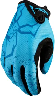 Moose Offroad SX1, gloves kids , color: Turquoise/Blue , size: XL