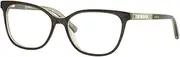 [bebe] Women's Eyeglasses BB5169 BB/5169 001 Jet Full Rim Optical Frame 52mm, Jet, 52/15/135
