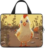 Laptop Case Sleeve Shockproof Computer Carrying Bag Chicken Chick Notebook Case Cover Laptop Bag Water Resistant Computer Cases Tablet Briefcase for Travel Business 12 Inch