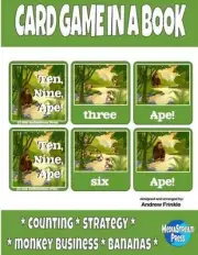 Card Game in a Book - Ten, Nine, Ape! by Andrew Frinkle (English) Paperback Book
