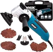 Oscillating Multi Tool 300W Oscillating Electric Corded Multi Tools 6 Speed, Quick Change, Detail Sander, Multitool Cuts Metal, Plastic, Wood, 48 Piece Accessory Kit - Carry Case