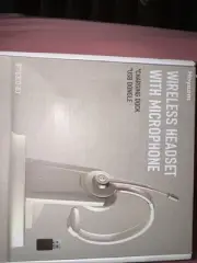 Hoyzzem Wireless Headset W/ Mic- Charging Dock - USB Dongle OPEN BOX NEW