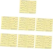 Totority Guitar Fretboard Sticker Pack 7 Pcs Fretboard Decals Fingerboard Stickers for Beginners Acoustic/electric Guitar Decals