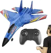 Remote Control Airplanes | Ready to Fly Glider RC Aircraft,Battery Operated Rechargeable Remote Control Airplane Easy to Fly RC Glider, Outdoor RC Airplane for Adults, Kids, Beginners