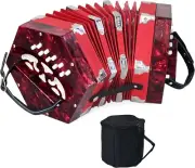 20 Buttons Accordion for Adults Professional Accordion for Beginners, Adjustable