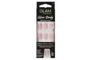 Glam by Manicare Glam Ready Pre-Glued Nails 30pcs - Rose Petal Jelly