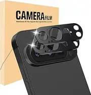 2 Pack for Google Pixel 9 Pro Camera Lens Protector,Premium Metal Tempered Glass Camera Cover,Anti-Scratch High Definition Camera Screen Protector for Pixel 9 Pro (Black)
