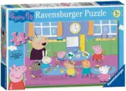 Puzzle 35 elementów. Świnka Peppa i cała klasa