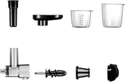 Masticating Juicer Attachment | Easy to Use Versatile Slow Juicer Accessories,Extract Juice from Orange, Lemon, Grapefruit Seta-au