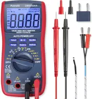 AstroAI Digital Multimeter, TRMS 6000 Counts Volt Meter Manual Auto Ranging; Measures Voltage Tester, Current, Resistance; Tests Diodes, Transistors,