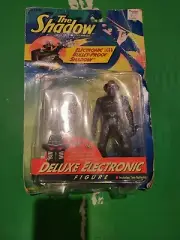 THE SHADOW - DELUXE ELECTRONIC BULLETPROOF SHADOW FIGURE-NIB