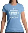 I'm A Climbing Mum - Womens T-Shirt - Climb Climber Abseil Rock Boulder