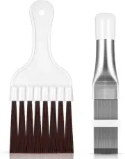 Boao Air Conditioner Condenser Fin Comb, Cleaning Brush Brown, Silver