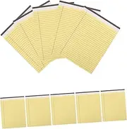 STOBOK 80gsm Paper Legal Notebooks 10 Pcs Double-Sided Memo Pads College Note Pads Lined Paper Planner Notebook for Students and Office