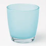 Bathroom Toothbrush Holder Caddy Storage Organizer Oval Tumbler Cup in Blue