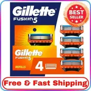 Gillette Fusion5 Razor Blade Refill, Manual Razor for Men, 4 Count