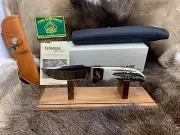 Schrade D'Holder SH03 Genuine Stag Fixed Blade Hunting Knife & Sheath Mint Box A
