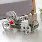 Stirling engine car miniature model steam technology