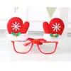 摩達客耶誕-聖誕派對造型眼鏡-雪花紅手套