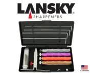 LANSKY Sharpeners 4-Stone Deluxe Diamond Controlled-Angle Sharpening System