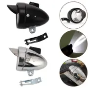 Chrome Bicycle Headlight with Unique Retro Design and Excellent Visibility