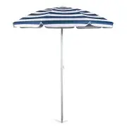 PICNIC TIME Outdoor Canopy Sunshade Beach Umbrella 5.5', Small Patio Umbrella...