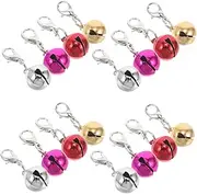 BESPORTBLE 36Pcs Pet Collar Bells for Dogs Cats Colorful Iron Charms for Keychains Decor Durable Puppy Bells for Collars Fit for Pets Unique Accessories