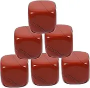 6 Pcs Whiskey Ice Cubes Shaker Ware Machine Cube Funnel Beverages Drinks Whiskey Accessories Wine Stone Crystal