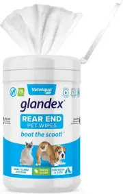 Glandex Dog Wipes for Pets Cleansing & Deodorizing Gland Hygienic Wipe​S for Dog