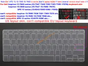 US Keyboard Cover for Dell Inspiron 13-7348 7352 7353 7359 XPS 13-9343 9350 9360