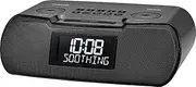 Sangean RCR-30 FM-RBDS/AM/Bluetooth/Aux-in Digital Tuning Clock Radio with USB Phone Charging and Sound Soother, Gray