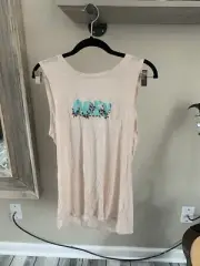 Obey Tank Top Size Large NWT Open Back