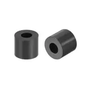 ABS Round Spacer Washer 3.2mm ID 7mm OD 6mm Height for M3 Screws Black 250Pcs