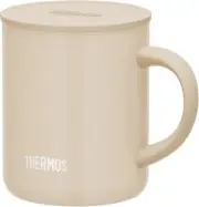 Thermos JDG-352C BE Vacuum Insulated Mug with Lid 450ml Beige Fom Japan