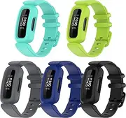 Compatible with Fitbit Ace 3 Bands, Replacement Silicone Band Water Resistant Fitness Watch Strap for Fitbit Ace 3 Activity Tracker for Kids