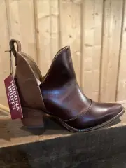 Nocona Women's Micki Brunette 7" Snip Toe Ankle Boots ME1921