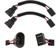 TOMALL 9005 9006 to H7 LED Headlight Retrofit Wiring Harness Connector Socket Adapter 12cm(5inch)