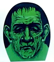ELF LEPRECHAUN MASK Sheer Morph Scary Frankenstein Monster Cosplay Costume-GREEN