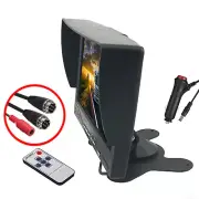 7'' LCD Screen Monitor Mirror 2 Video Input 4 Pin Plug For Truck Caravan Camera