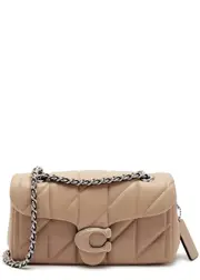 Coach Tabby 20 Quilted Leather Shoulder bag - Beige ONE SIZE