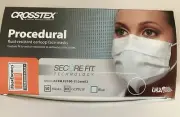 Crosstex Procedural Earloop Level 2 Mask GCPBLSF Blue (Pack of 500)