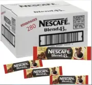 NESTLE PROFESSIONAL BLEND 43 Stick Packs (1.7g x 280), 476g
