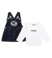 [Moschino Kids] Moschino Kids Baby Teddy Bear dress and T-shirt set M 18-24 blue