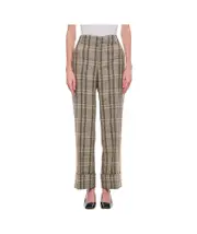 Check casual pants 42 Multicolor