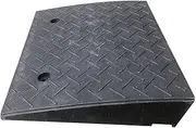 Rubber Threshold Ramp for Wheelchairs & Scooters, Heavy Duty PVC Rubber, Anti-Slip & Drainage Design, Compression Resistance and Wear Resistance Ideal for Doorways, Garages, Homes(50 * 50 * 12cm)
