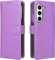 [Hauw] Case for Samsung Galaxy Z Fold6, Mobile Phone Case with Magnetic Closure for Samsung Galaxy Z Fold6, Purple