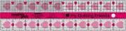 Creative Grids I Love My Quilt Friends Ruler 2.5 x 10 in CGRQF