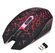 2400dpi Rechargeable 2.4GHz Wireless Backlit Optical Mouse Silent Mouse